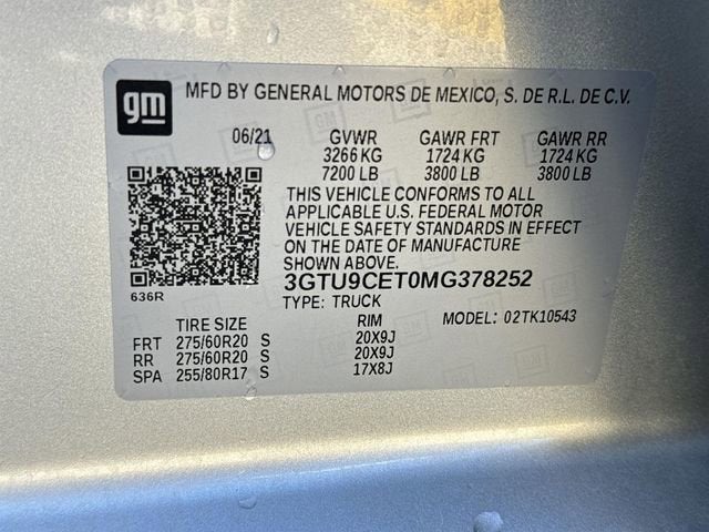 2021 GMC Sierra 1500 Elevation